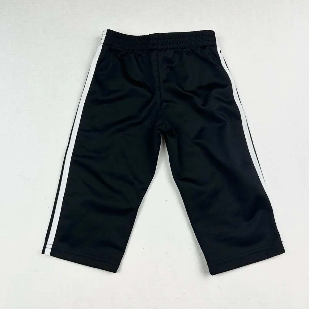 Adidas Black & White Striped Track Suit 12M